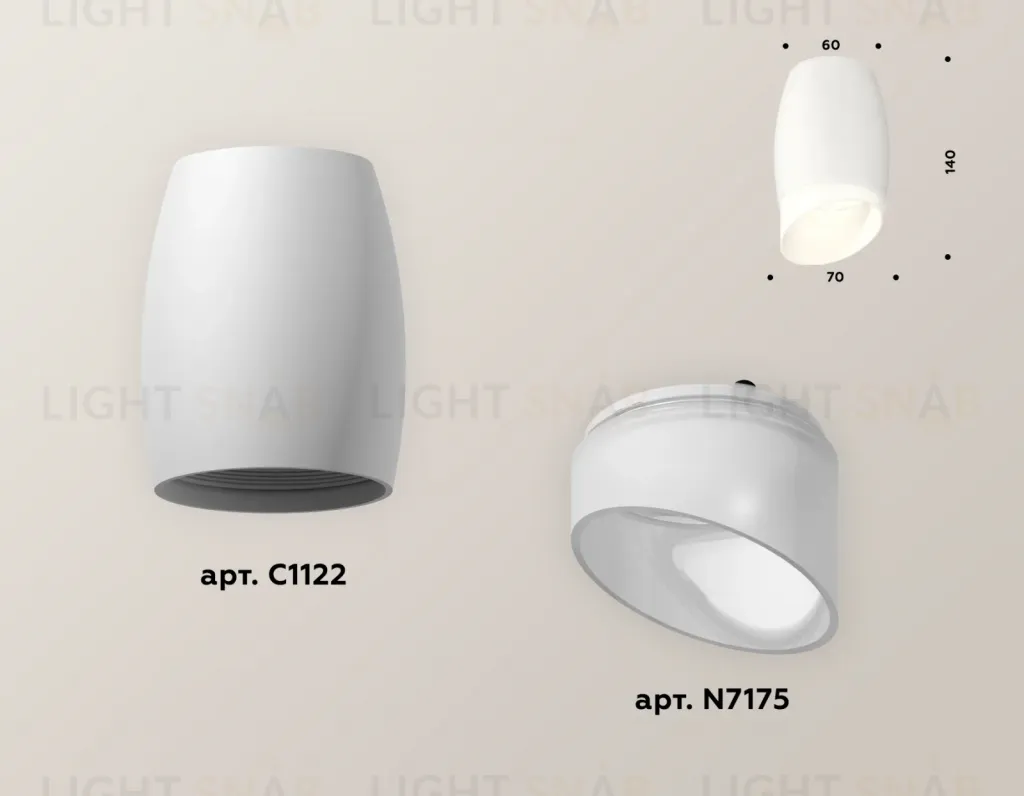 Накладной светильник Ambrella Light Techno XS1122023 (C1122, N7175) XS1122023