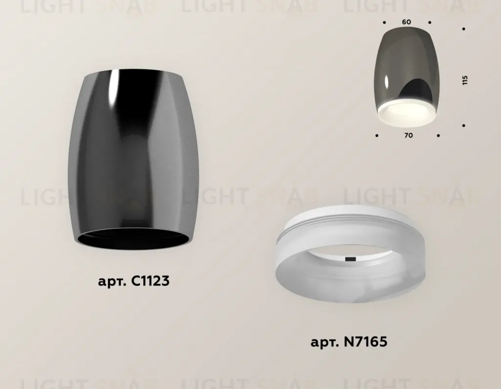 Накладной светильник Ambrella Light Techno XS1123021 (C1123, N7165) XS1123021