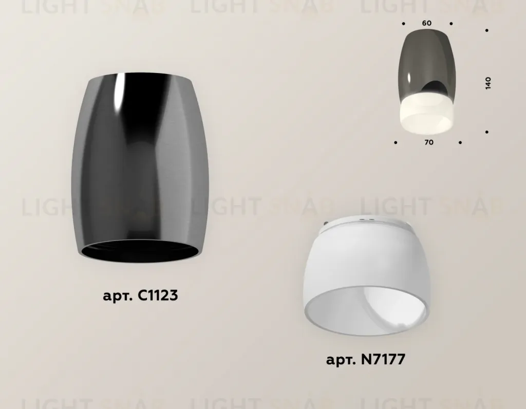 Накладной светильник Ambrella Light Techno XS1123024 (C1123, N7177) XS1123024