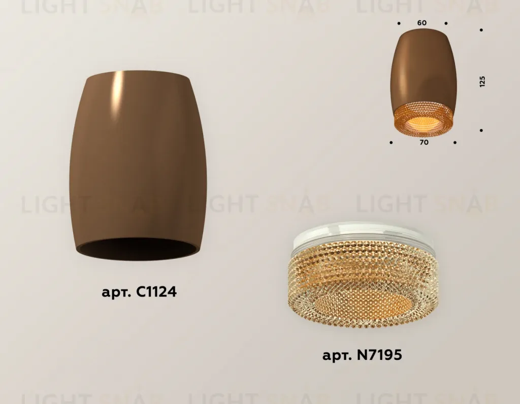 Накладной светильник Ambrella Light Techno XS1124011 (C1124, N7195) XS1124011