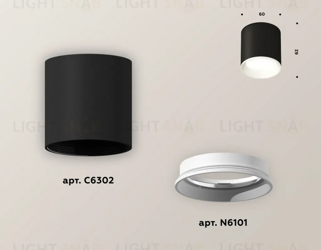 Накладной светильник Ambrella Light Techno XS6302001 (C6302, N6101) XS6302001