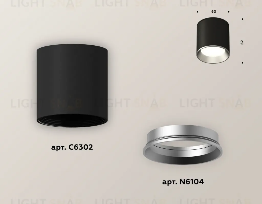 Накладной светильник Ambrella Light Techno XS6302003 (C6302, N6104) XS6302003