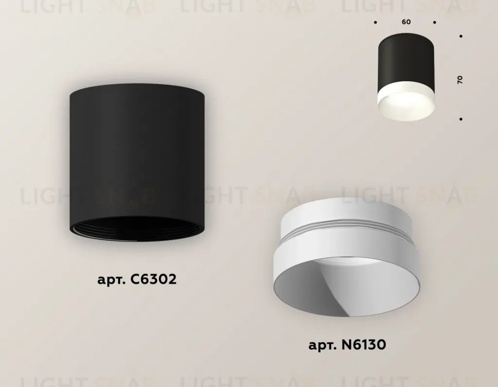 Накладной светильник Ambrella Light Techno XS6302020 (C6302, N6130) XS6302020