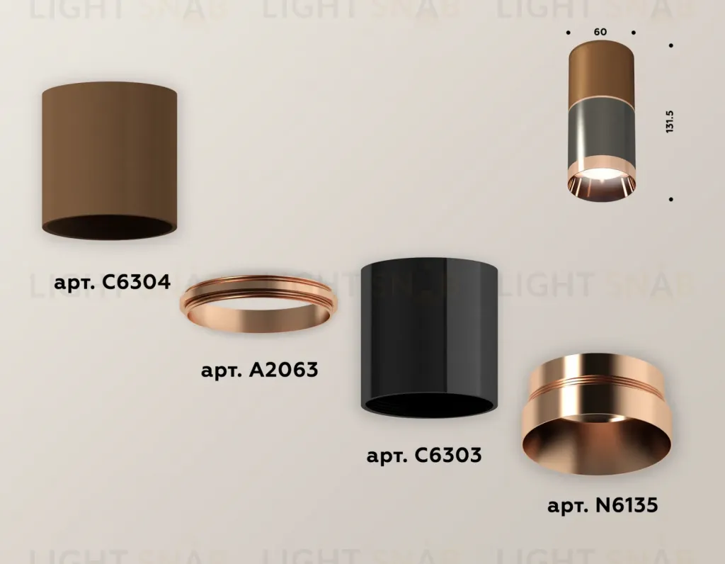 Накладной светильник Ambrella Light Techno XS6303021 (C6304, A2063, C6303, N6135) XS6303021