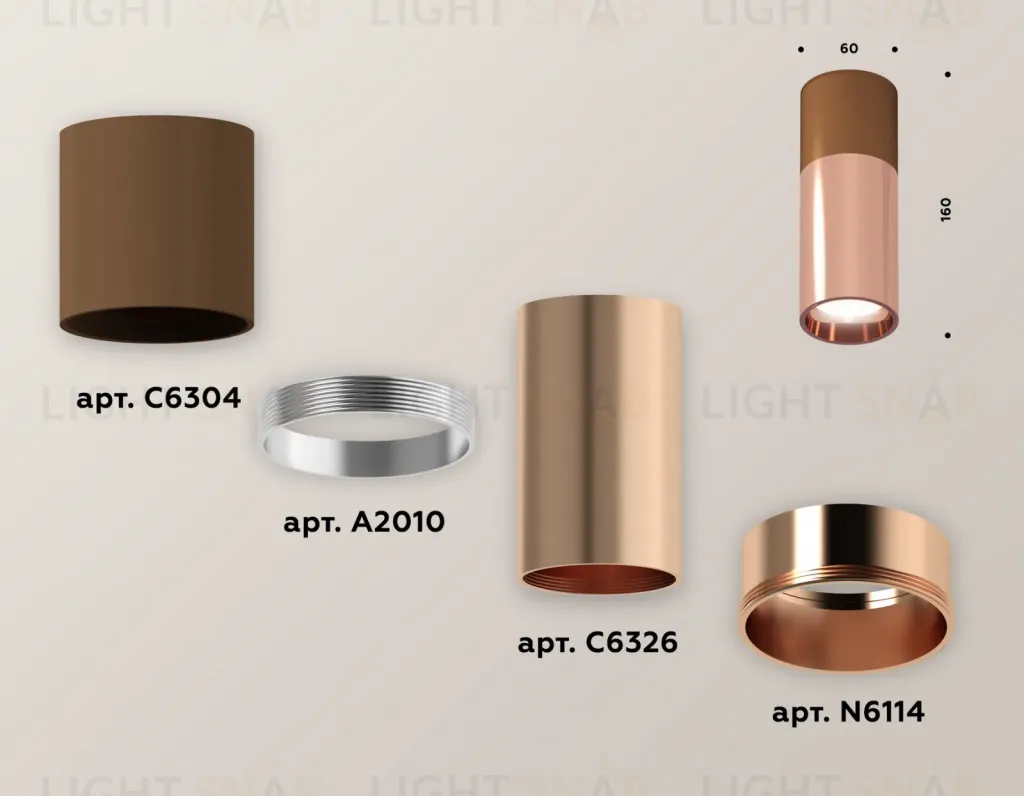 Накладной светильник Ambrella Light Techno XS6326060 (C6304, A2010, C6326, N6114) XS6326060
