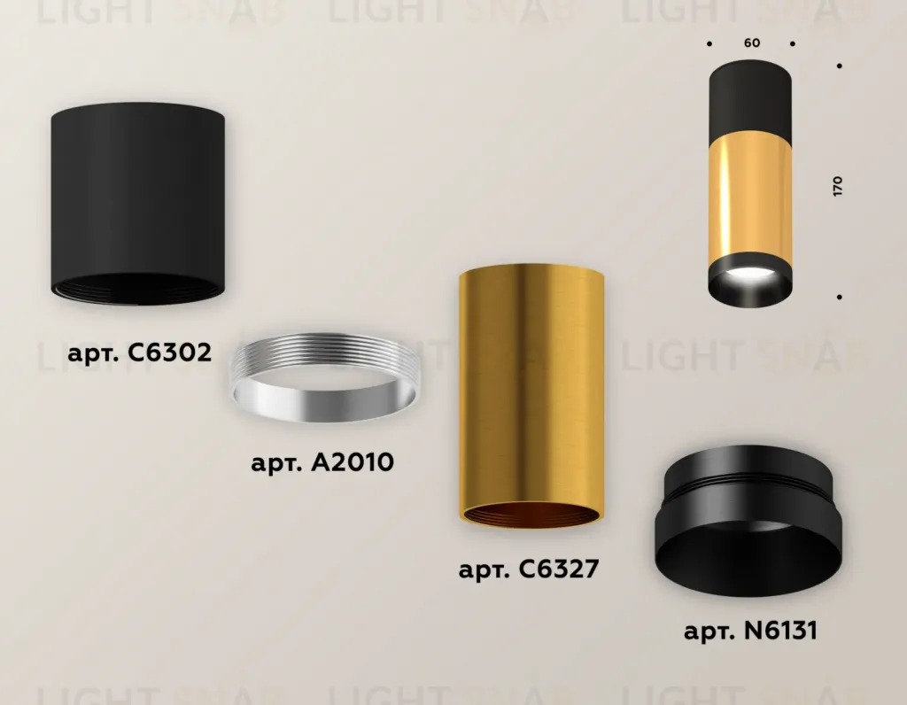 Накладной светильник Ambrella Light Techno XS6327040 (C6302, C6327, A2010, N6131) XS6327040