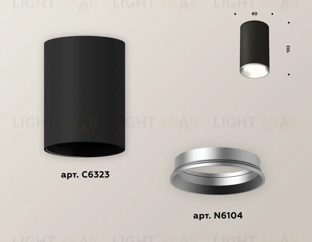 Накладной светильник Ambrella Light Techno XS6323003 (C6323, N6104) XS6323003