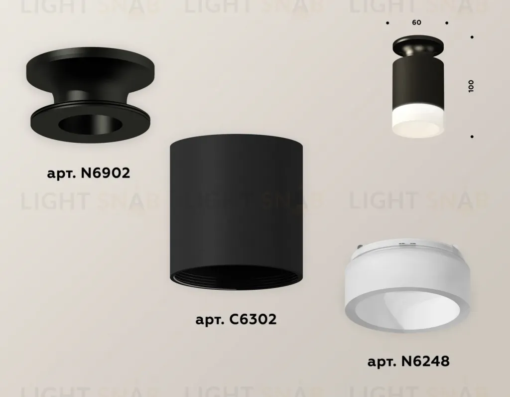 Накладной светильник Ambrella Light Techno XS6302111 (N6902, C6302, N6248) XS6302111