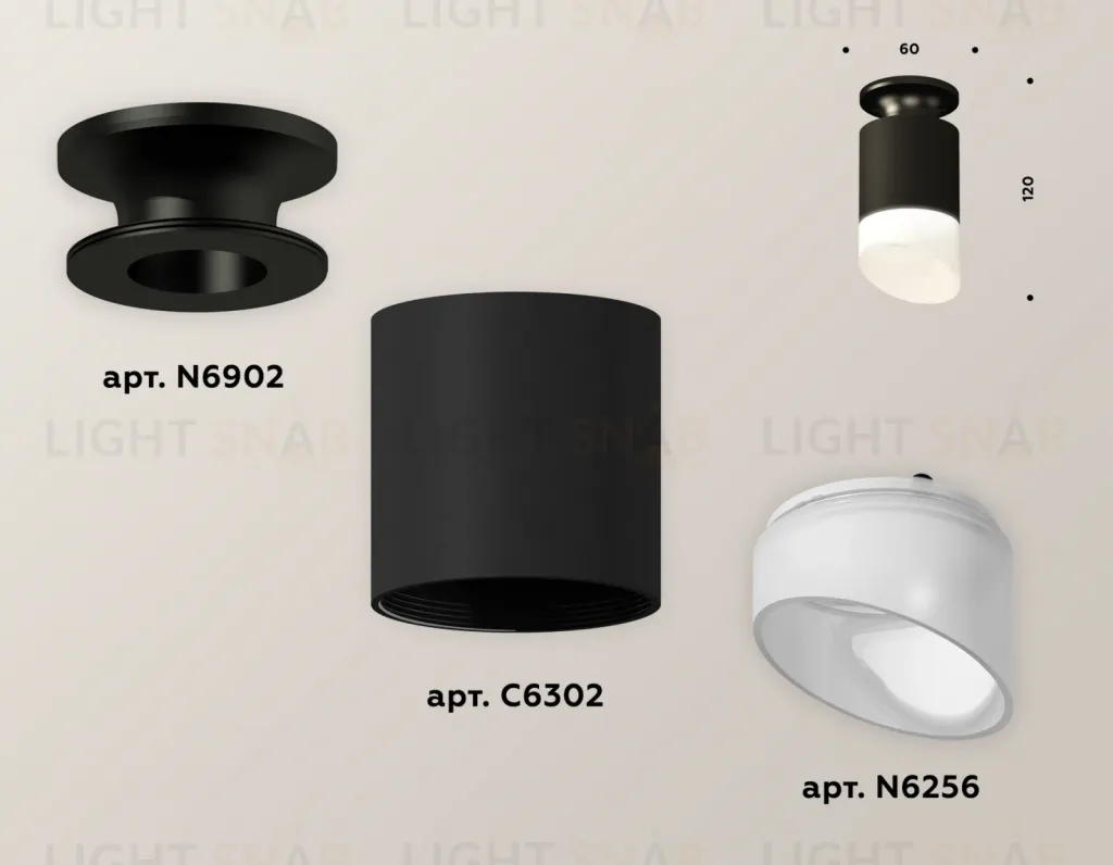 Накладной светильник Ambrella Light Techno XS6302112 (N6902, C6302, N6256) XS6302112