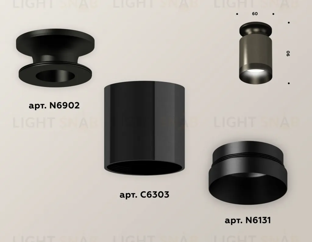 Накладной светильник Ambrella Light Techno XS6303081 (N6902, C6303, N6131) XS6303081