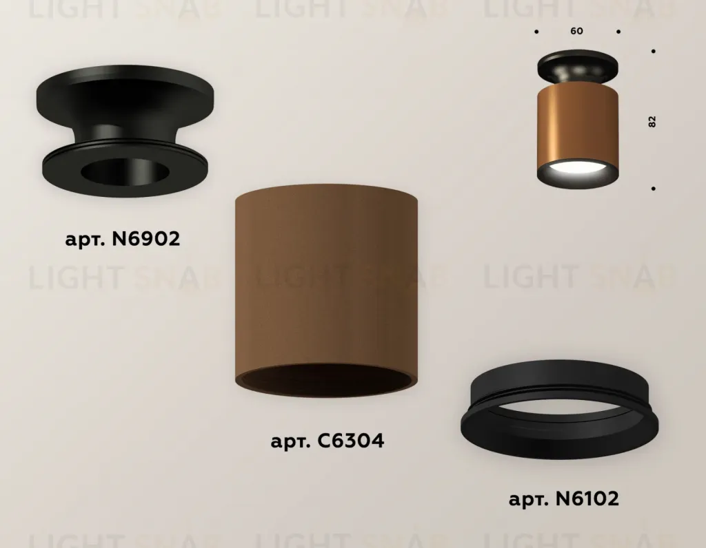Накладной светильник Ambrella Light Techno XS6304110 (N6902, C6304, N6102) XS6304110