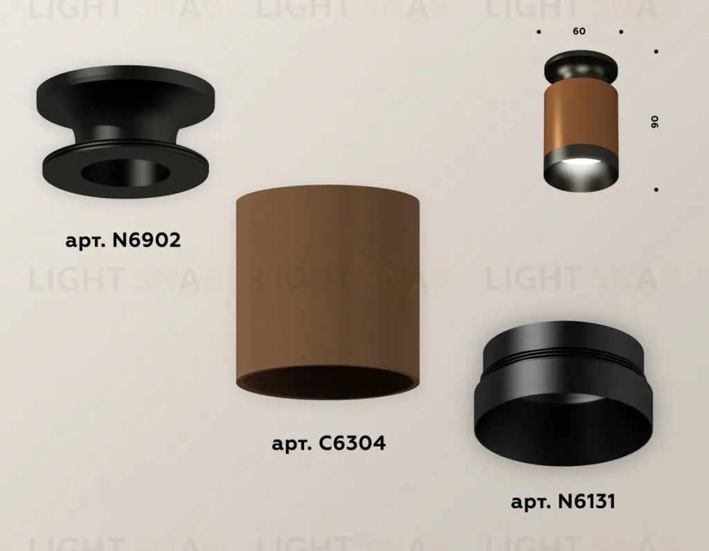 Накладной светильник Ambrella Light Techno XS6304111 (N6902, C6304, N6131) XS6304111