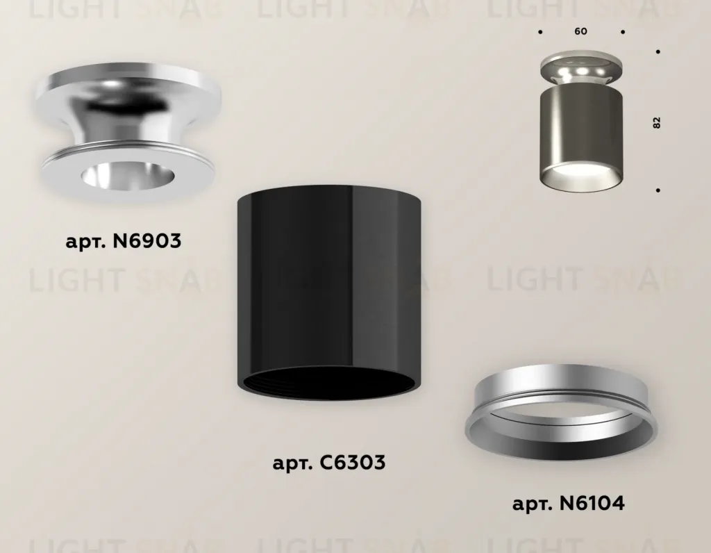 Накладной светильник Ambrella Light Techno XS6303100 (N6903, C6303, N6104) XS6303100