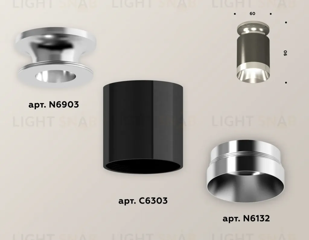 Накладной светильник Ambrella Light Techno XS6303101 (N6903, C6303, N6132) XS6303101