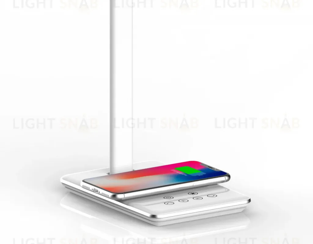 Настольная лампа с беспроводной зарядкой и USB портом Ambrella Light Desk DE581 DE581