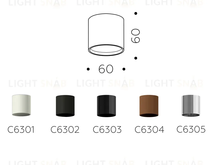 Корпус светильника накладной Ambrella Light DIY Spot C6305 C6305