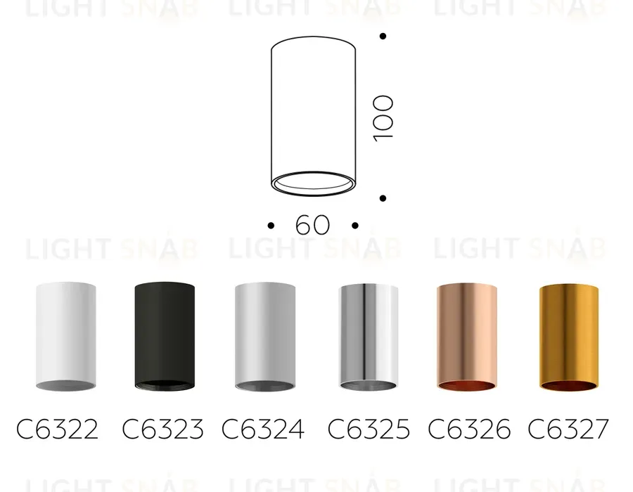 Корпус светильника накладной Ambrella Light DIY Spot C6326 C6326