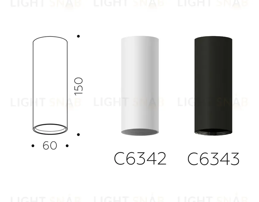 Корпус светильника накладной Ambrella Light DIY Spot C6342 C6342