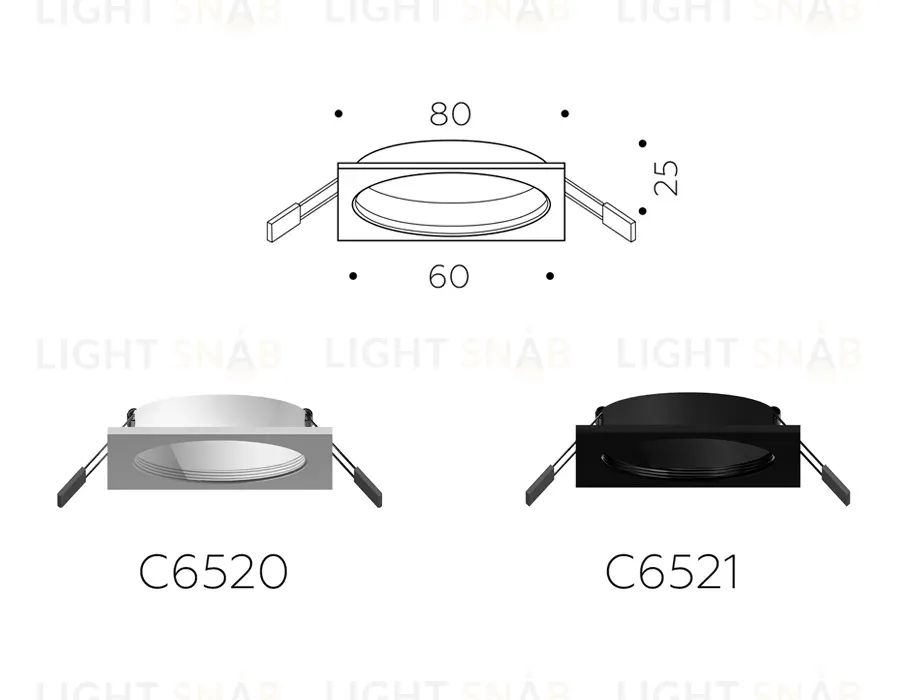 Корпус светильника Ambrella Light DIY Spot C6520 C6520