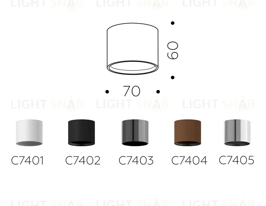 Корпус светильника накладной Ambrella Light DIY Spot C7405 C7405