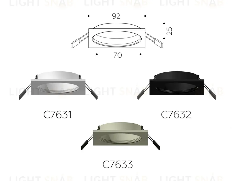 Корпус светильника Ambrella Light DIY Spot C7633 C7633