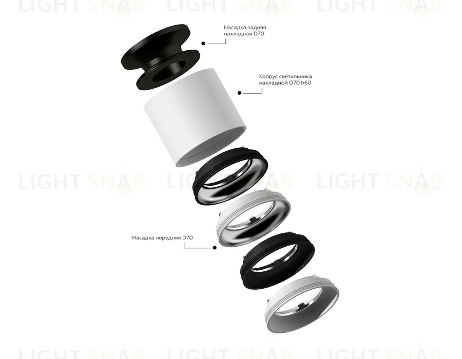 Насадка передняя Ambrella Light DIY Spot N7022 N7022