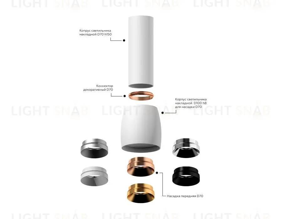 Насадка передняя Ambrella Light DIY Spot N7031 N7031