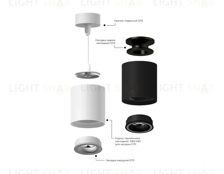 Насадка передняя Ambrella Light DIY Spot N7111 N7111