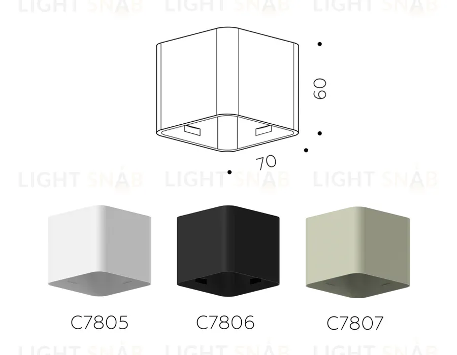 Корпус светильника накладной Ambrella Light DIY Spot C7807 C7807