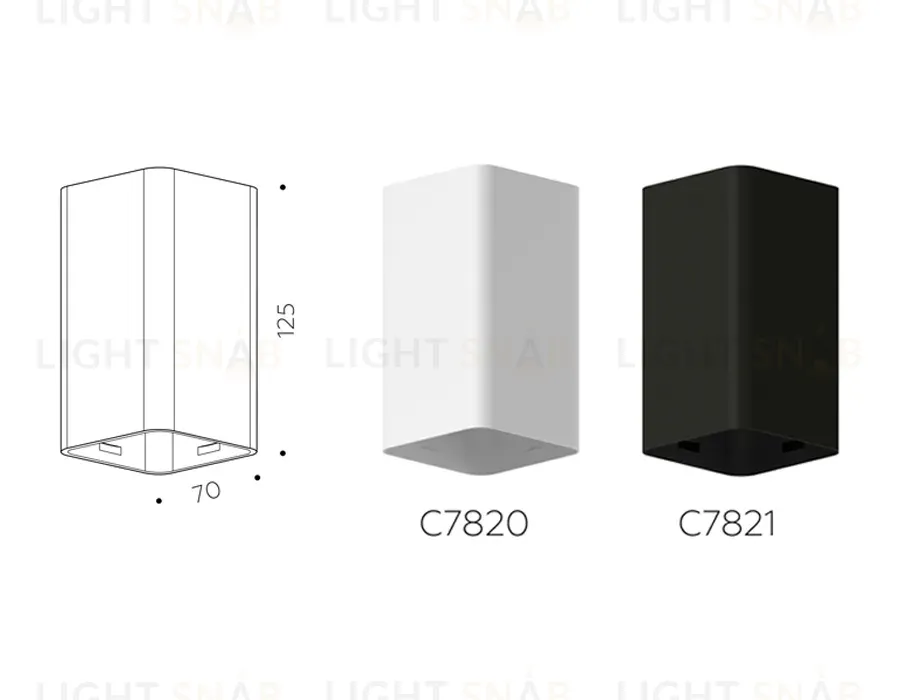Корпус светильника накладной Ambrella Light DIY Spot C7820 C7820