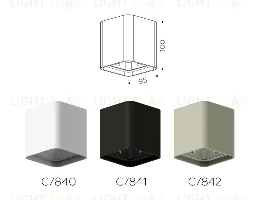 Корпус светильника накладной Ambrella Light DIY Spot C7842 C7842