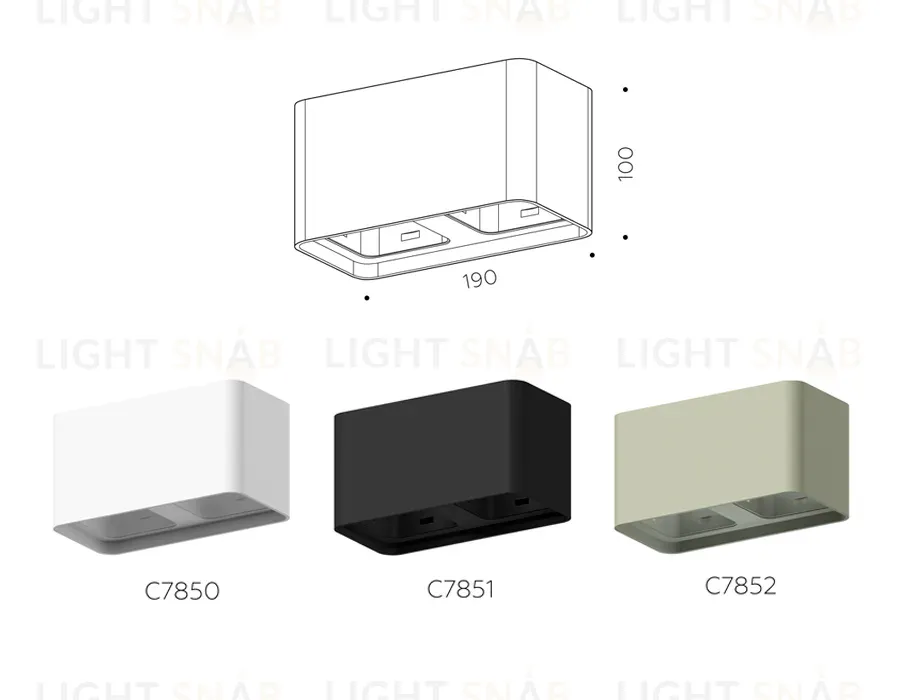 Корпус светильника накладной Ambrella Light DIY Spot C7850 C7850