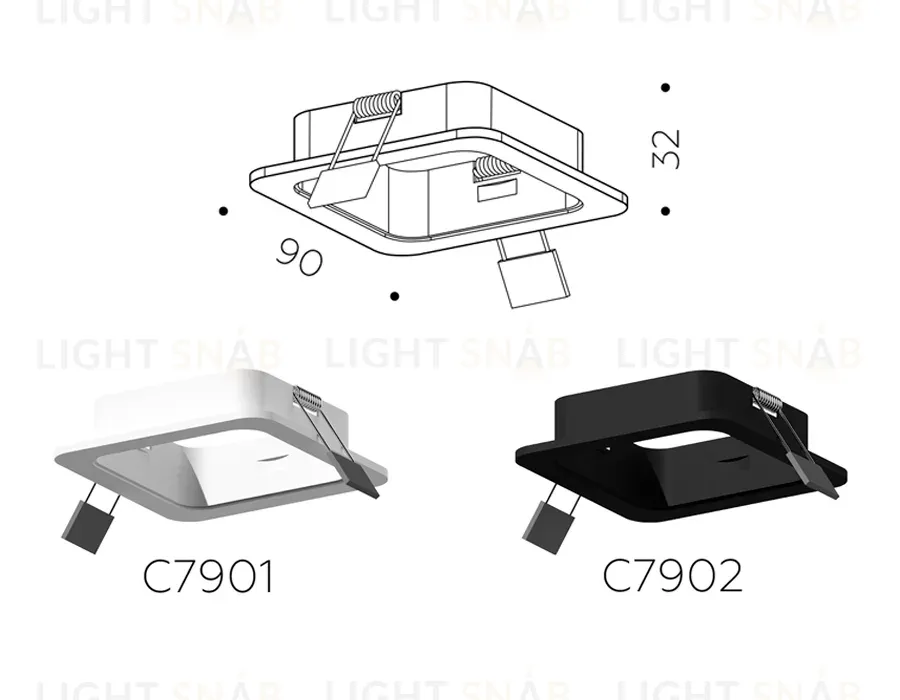 Корпус светильника Ambrella Light DIY Spot C7901 C7901