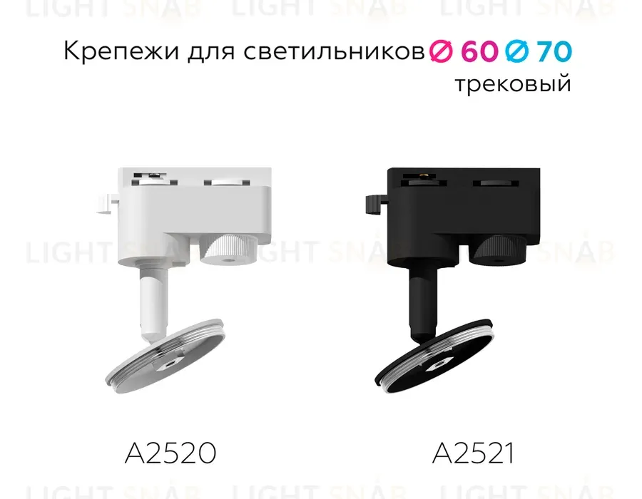 Крепеж трековый поворотный Ambrella Light DIY Spot A2520 A2520