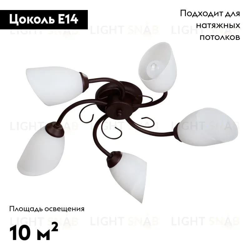 Потолочная люстра Vitaluce V3715/5PL V3715/5PL