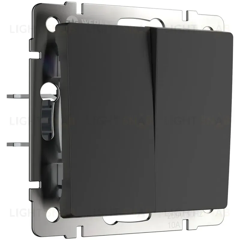 Выключатель Werkel Черный матовый 4690389156700 W1120008 a051628 4690389156700