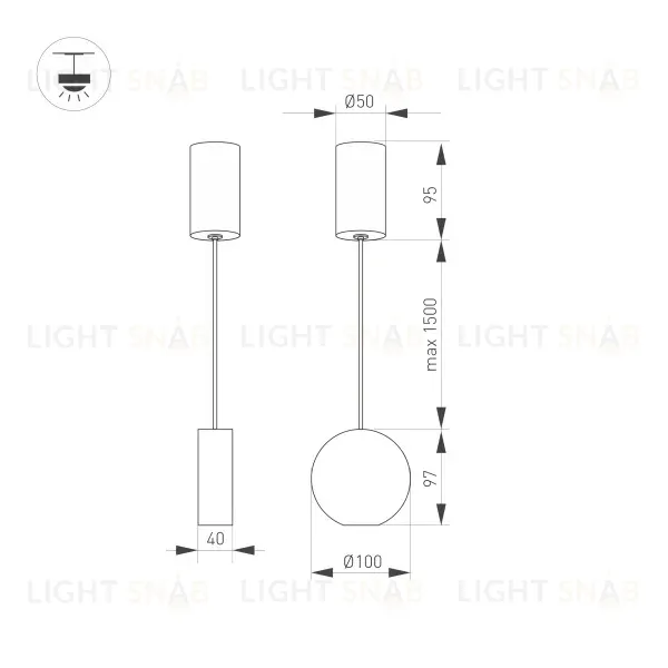 Подвесной светильник Arlight Elementa 032769 032769