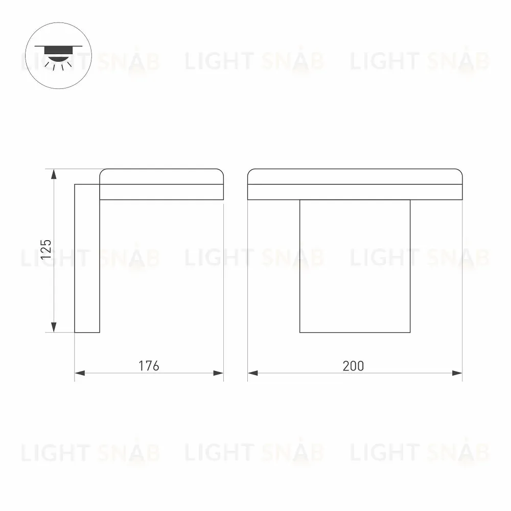 Настенный светильник Arlight Lgd-tent 029977 029977
