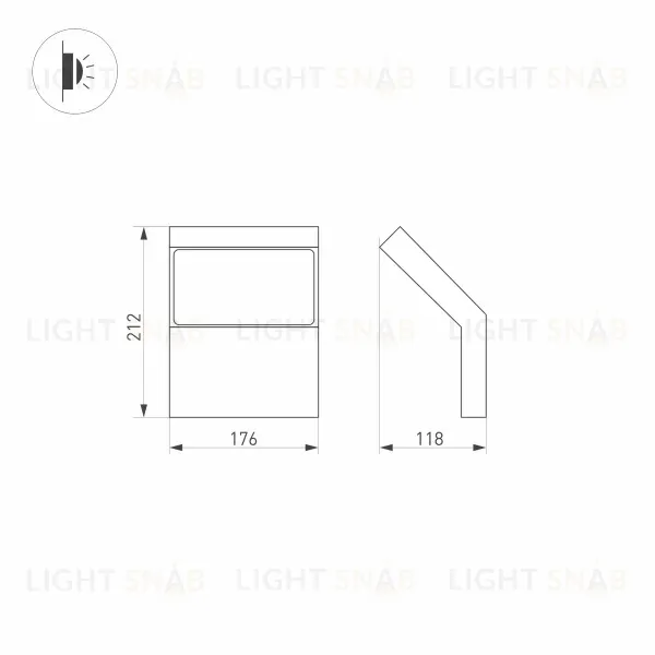 Настенный светильник Arlight Lgd-ecran 029989 029989