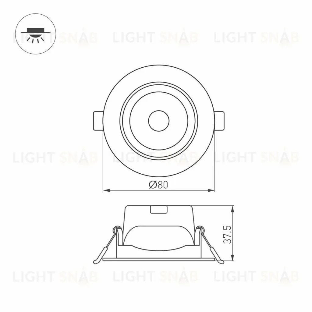 Светильник Downlight Arlight Polar 032309 032309