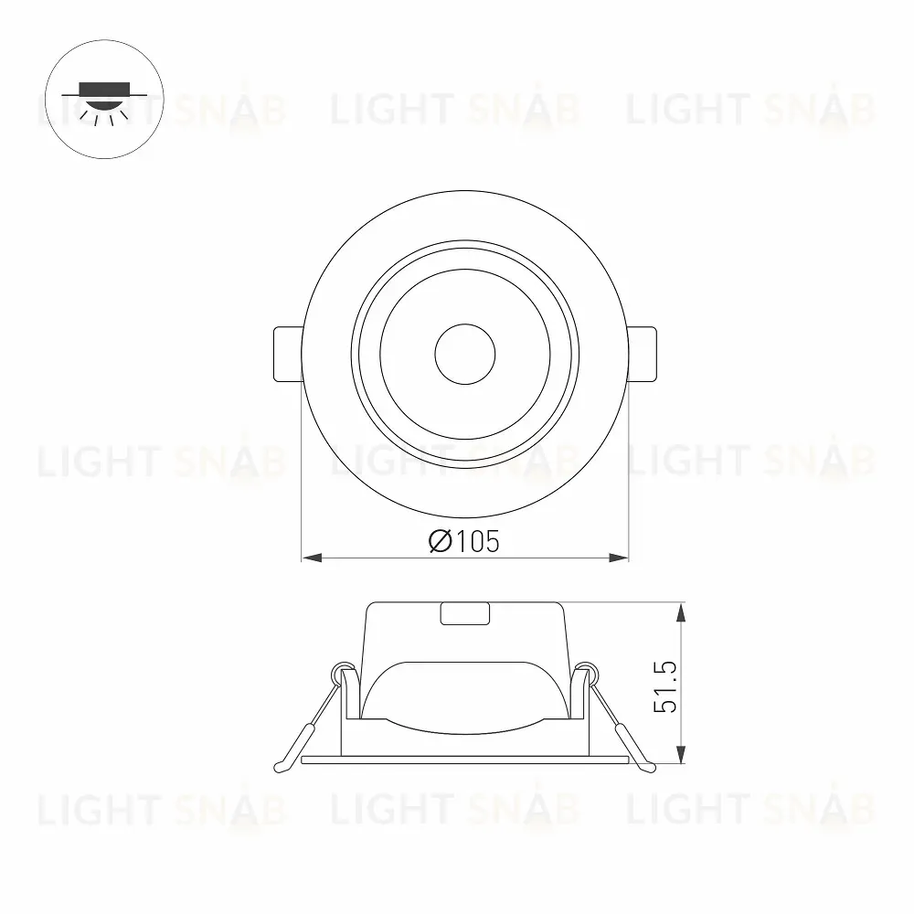 Светильник Downlight Arlight Polar 032311 032311