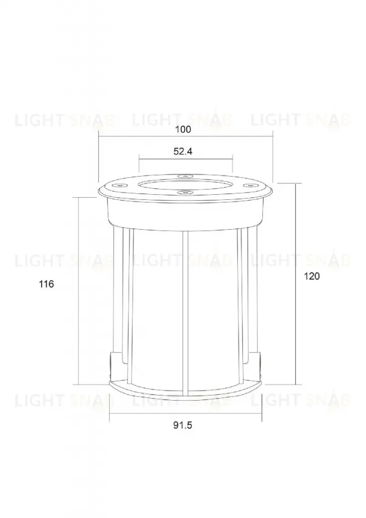 Ландшафтный светильник Outdoor Tubo O043DL-01S O043DL-01S