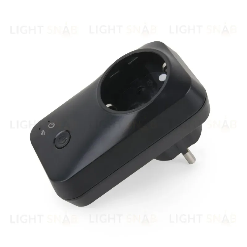 Умная розетка Wi-Fi черная Elektrostandard WF 4690389171901 4690389171901