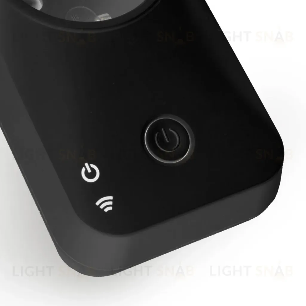 Умная розетка Wi-Fi черная Elektrostandard WF 4690389171901 4690389171901