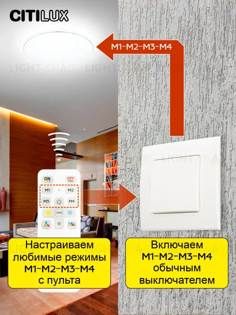 Потолочная люстра Citilux Симпла CL714900G CL714900G