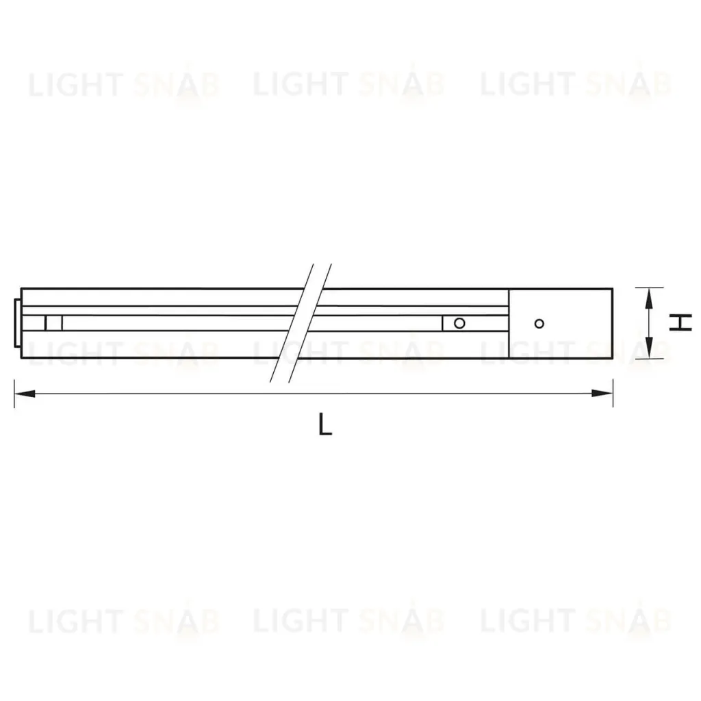 Шинопровод встраиваемый однофазный Lightstar Barra 501025 501025