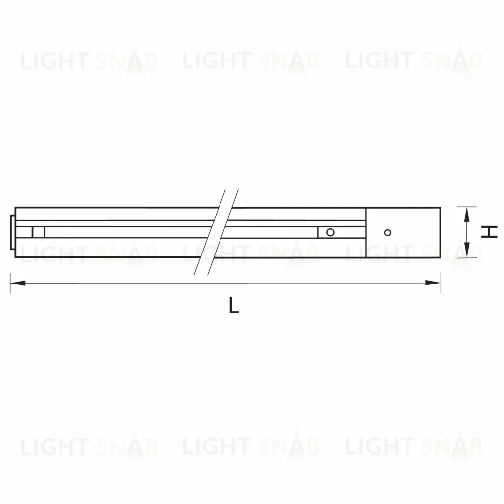 Шинопровод встраиваемый однофазный Lightstar Barra 501035 501035