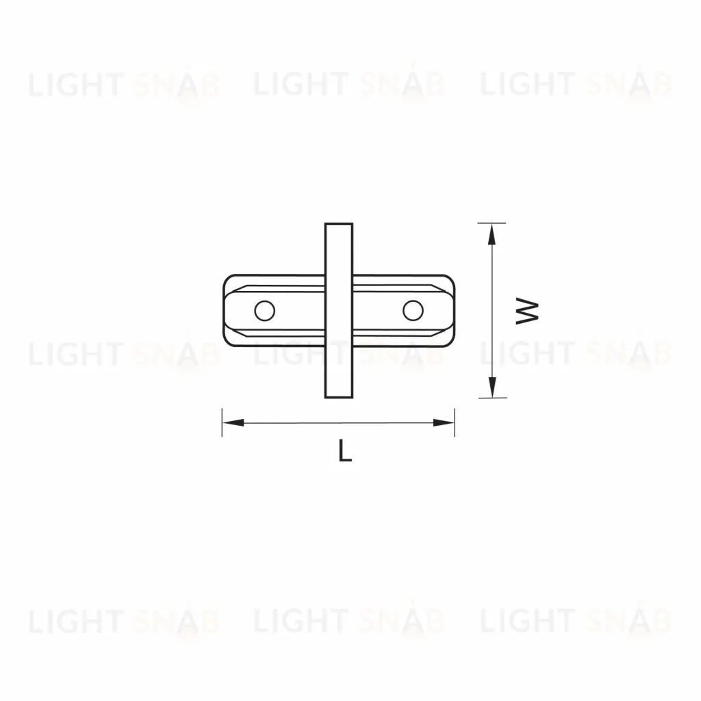 Коннектор прямой Lightstar Barra 501107 501107