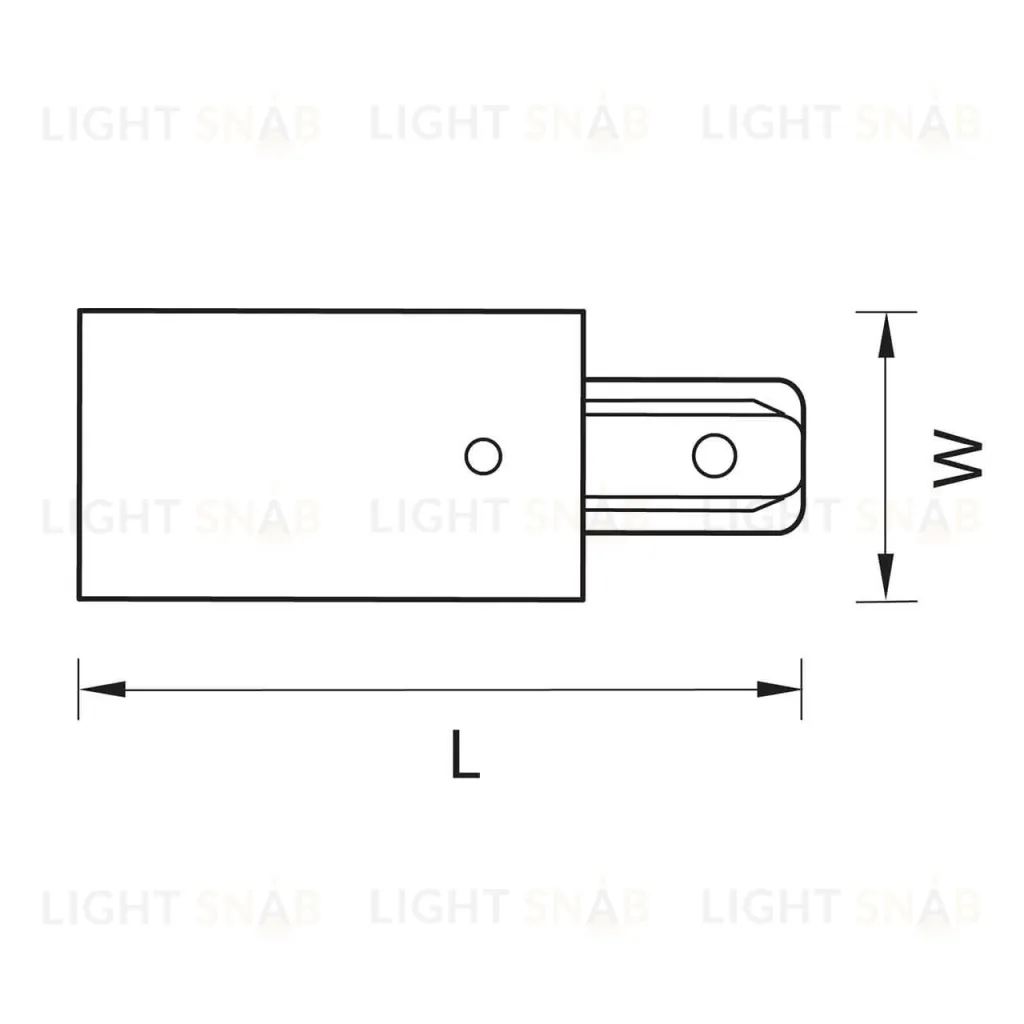 Питание боковое Lightstar Barra 501116 501116