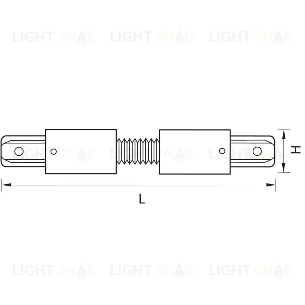 Коннектор гибкий Lightstar Barra 501156 501156
